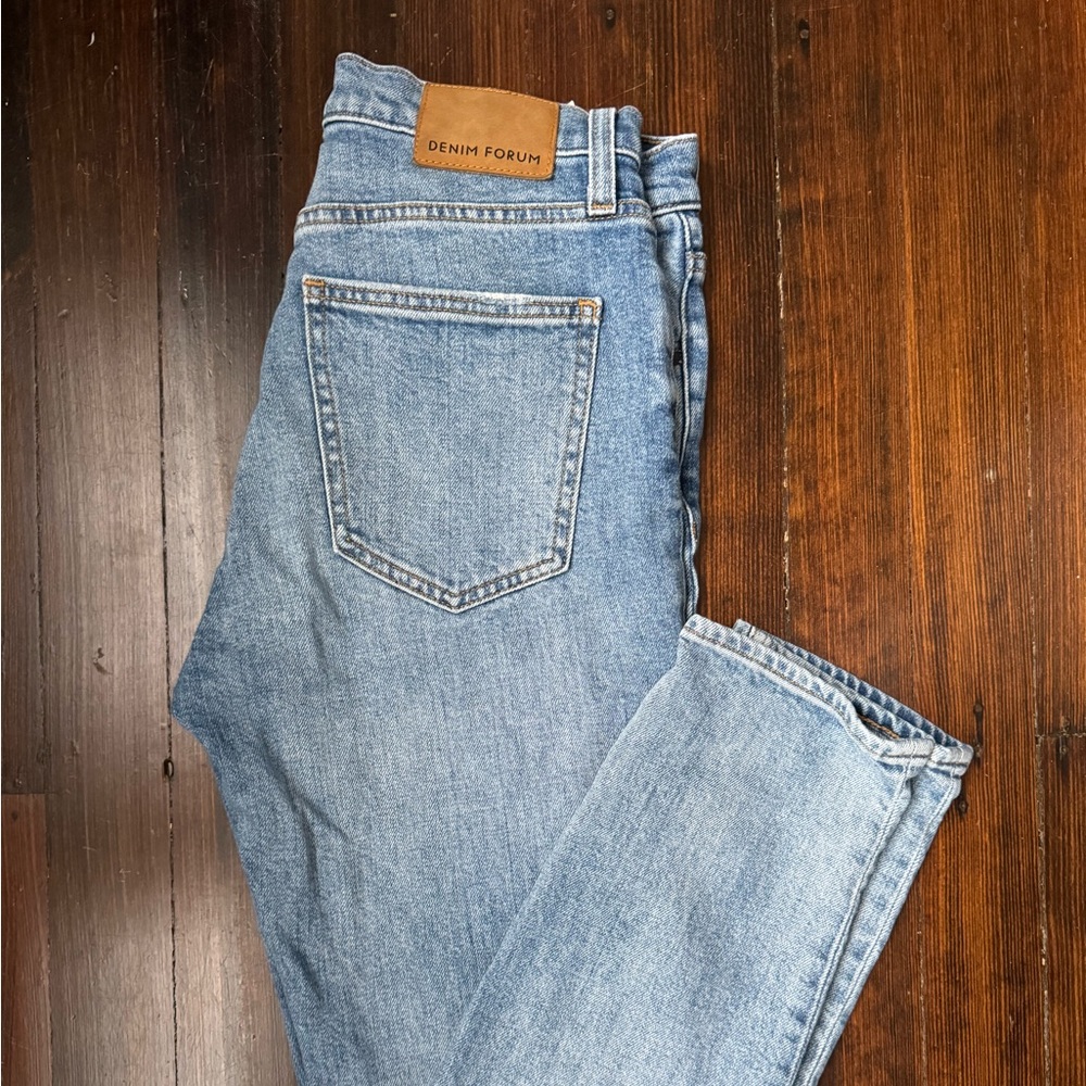 Denim Forum (Aritzia) straight leg jeans